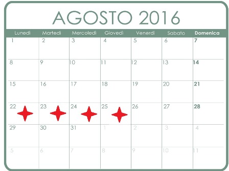 calendario agosto 2016